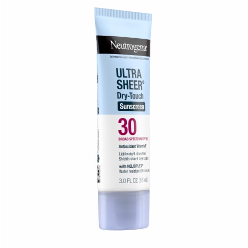 Neutrogena Ultra Sheer Dry-Touch SPF 30 Sunscreen Lotion Perspective: left