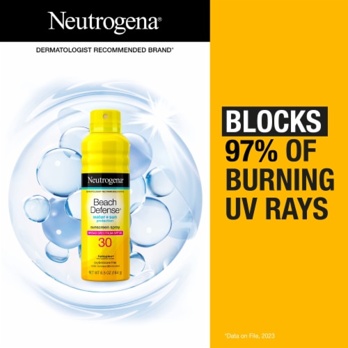 Neutrogena Beach Defense Spray Sunscreen Broad Spectrum SPF 30 Perspective: left