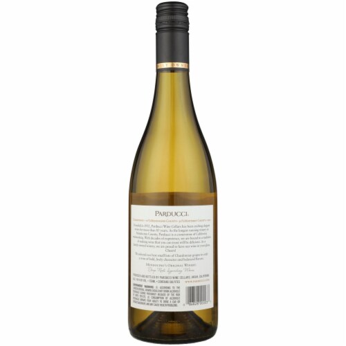 Parducci Small Lot Chardonnay California White Wine Perspective: left