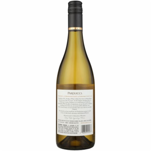 Parducci Small Lot Chardonnay California White Wine Perspective: left