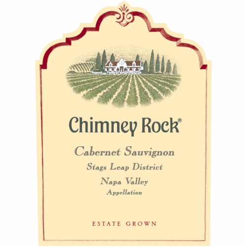 Chimney Rock Cabernet Sauvignon California Red Wine Perspective: left
