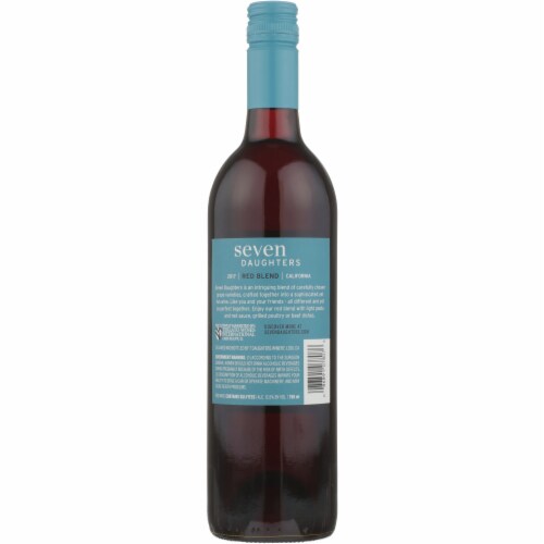 Seven Daughters Rich Red Winemaker's Red Blend California Wine Perspective: left