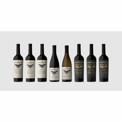 The Federalist Chardonnay California White Wine Perspective: left
