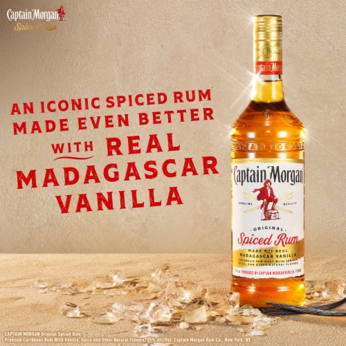Captain Morgan Original Spiced Rum Perspective: left