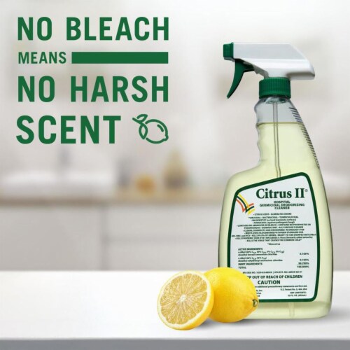 Citrus II 22oz Citrus Germicidal Cleaner Perspective: left