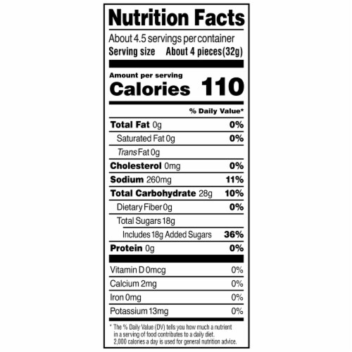 Snak Club® Tajin® Watermelon Rings Candy Bag Perspective: left
