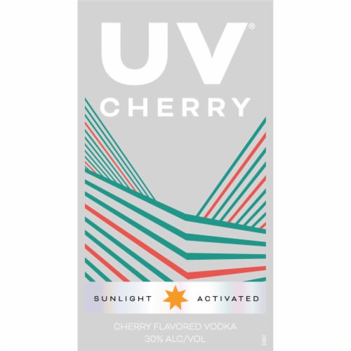 Uv Cherry Flavored Vodka Perspective: left