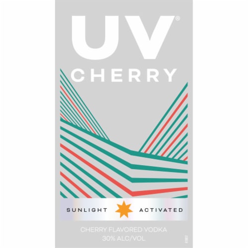 Uv Cherry Flavored Vodka Perspective: left
