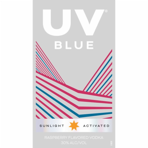 Uv Blue Raspberry Vodka Perspective: left