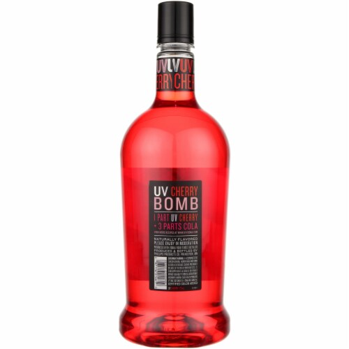 Uv Cherry Flavored Vodka Perspective: left