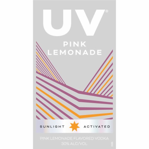 Uv Pink Lemonade Vodka Perspective: left