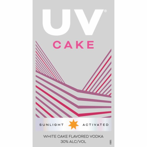 Uv Cake Flavored Vodka Perspective: left
