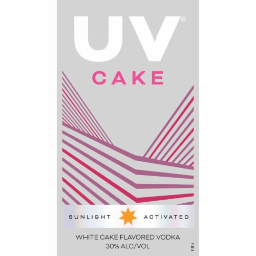 Uv Cake Flavored Vodka Perspective: left