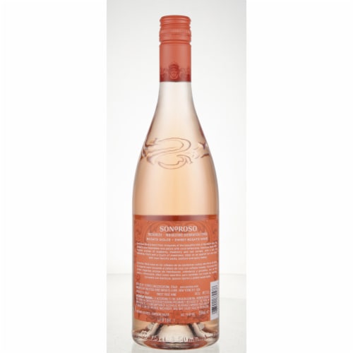 Sonoroso Rosato Dolce Italy Sweet Rose Wine Perspective: left