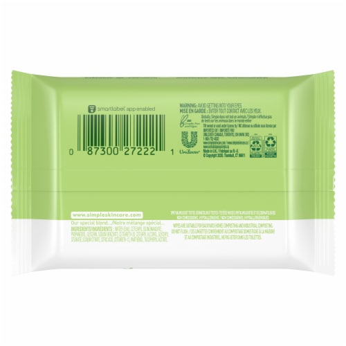 Simple Remover Pads Eye Makeup Perspective: left