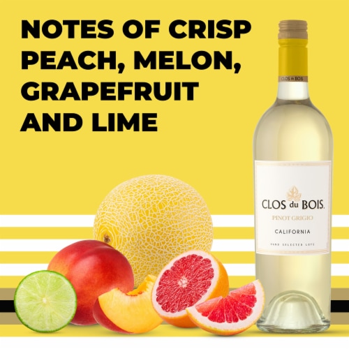 Clos du Bois Pinot Grigio California White Wine Perspective: left