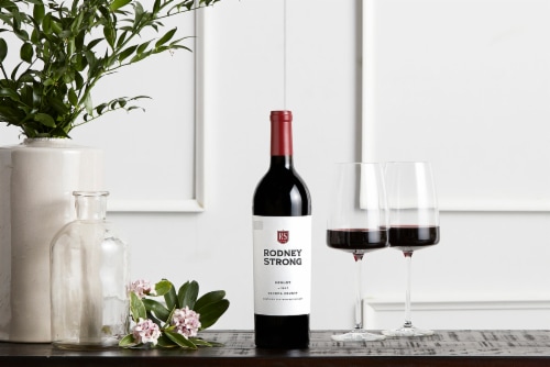 Rodney Strong Merlot Red Wine Perspective: left