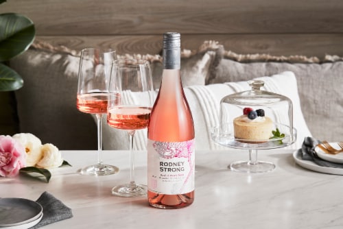 Rodney Strong Sonoma County Russian River Valley Rose of Pinot Noir Perspective: left