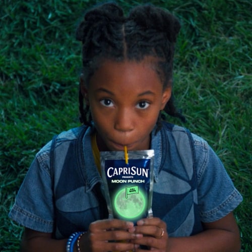 Capri Sun Moon Punch Wild Cherry Flavored Juice Beverage, Box, Pouches Perspective: left