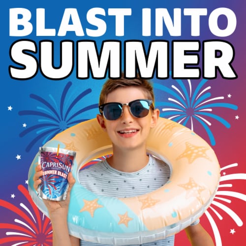 Capri Sun® Summer Blast Passionfruit Mango Juice Box Pouches Perspective: left