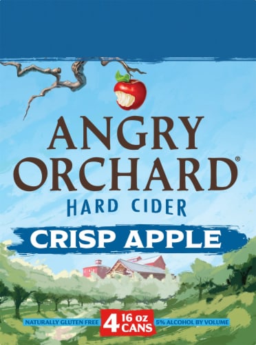 Angry Orchard Crisp Apple Hard Cider Perspective: left