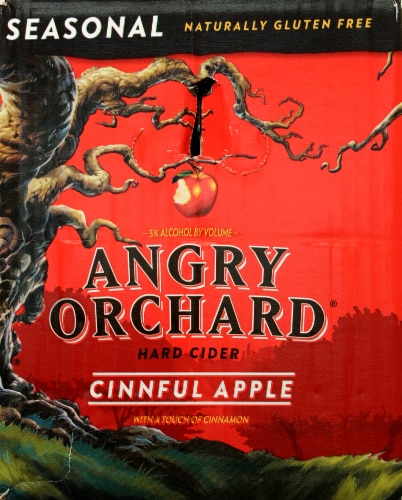 Angry Orchard Seasonal Hard Cider Perspective: left