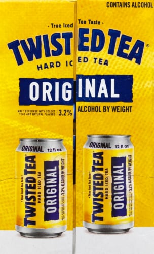 Twisted Tea Original Hard Iced Tea Perspective: left