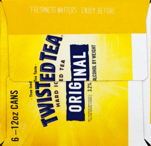 Twisted Tea Original Hard Iced Tea Perspective: left