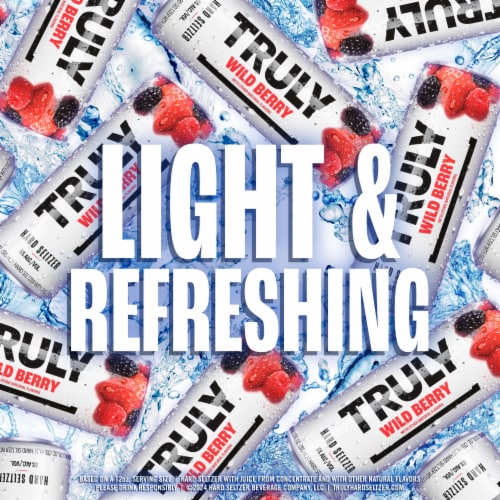 TRULY Hard Seltzer Berry Variety Mix Pack Perspective: left