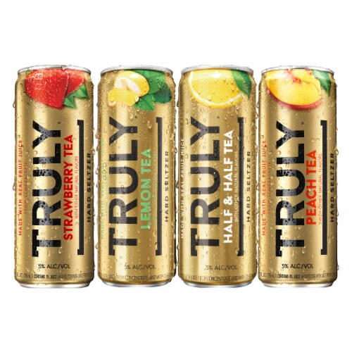 TRULY Hard Seltzer Iced Tea Variety Pack Perspective: left