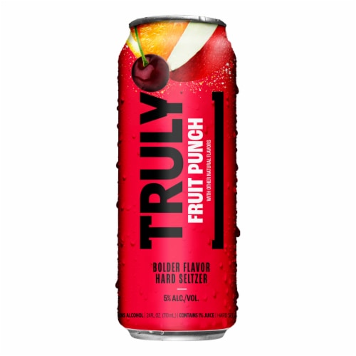 TRULY Hard Seltzer Fruit Punch Perspective: left