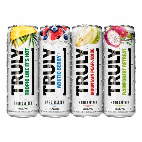 TRULY Hard Seltzer Getaway Pack Variety Perspective: left