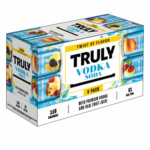 TRULY Vodka Soda Twist of Flavor Variety Pack Perspective: left