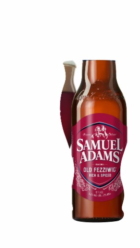 Samuel Adams Chocolate Bock Seasonal Beer Perspective: left