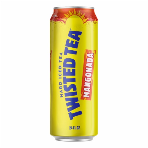 Twisted Tea Mangonada Hard Iced Tea Perspective: left