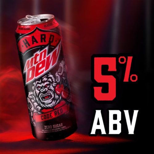 Hard Mountain Dew Code Red Perspective: left