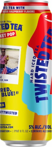 Twisted Tea® Rocket Pop Single Can Perspective: left