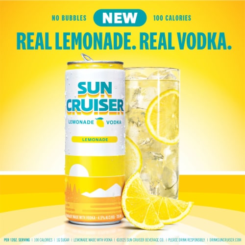 Sun Cruiser Lemonade Vodka Variety Pack Perspective: left