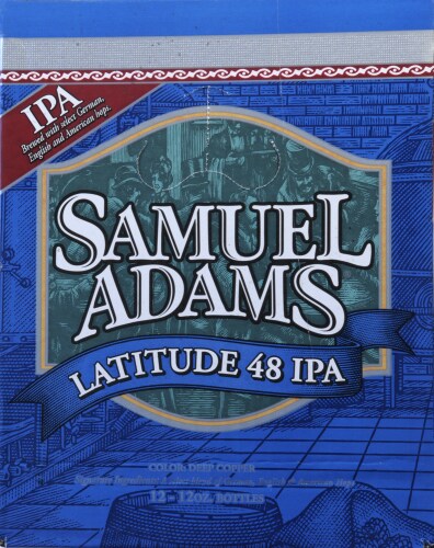 Samuel Adams Latitude 48 IPA Perspective: left