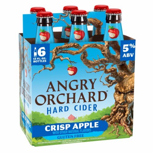 Angry Orchard® Crisp Apple Hard Cider Beer Perspective: left