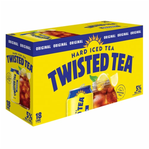 Twisted Tea Original Flavored Hard Beverage, 18 cans / 12 fl oz - Metro ...