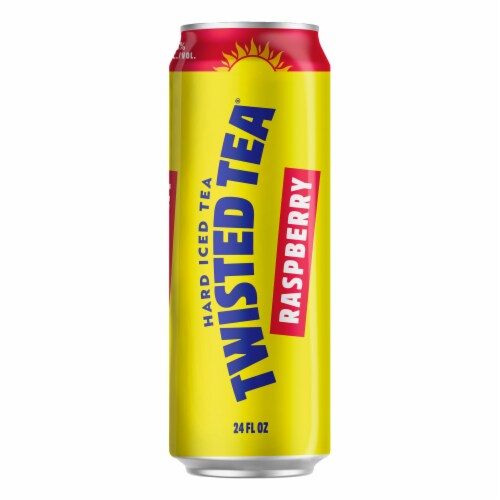 Twisted Tea® Raspberry Hard Iced Tea Perspective: left