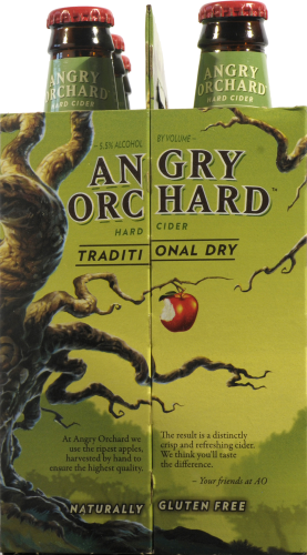 Angry Orchard Traditional Dry Cider Perspective: left