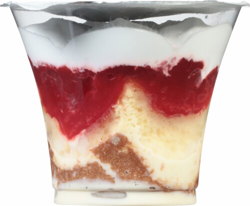 Gourmet Sweets Tres Leches Strawberry Parfait Perspective: left