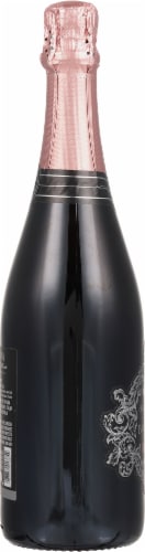 Bartenura Sparkling Moscato Rose Perspective: left