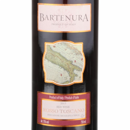 Bartenura Vino Rosso D'Italia Italian Red Wine Perspective: left