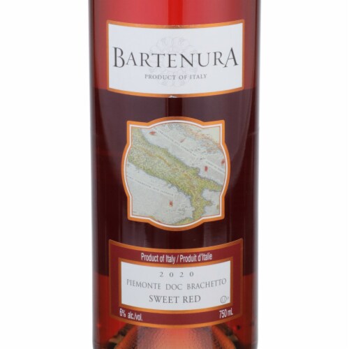 Bartenura Brachetto Red Blend Italian Rose Wine Perspective: left