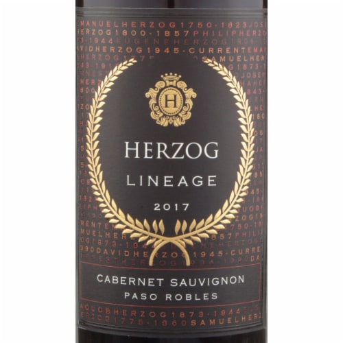 Herzog Lineage Cabernet Sauvignon California Red Wine Perspective: left