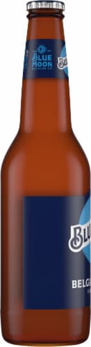 Blue Moon Belgian White Ale Perspective: left