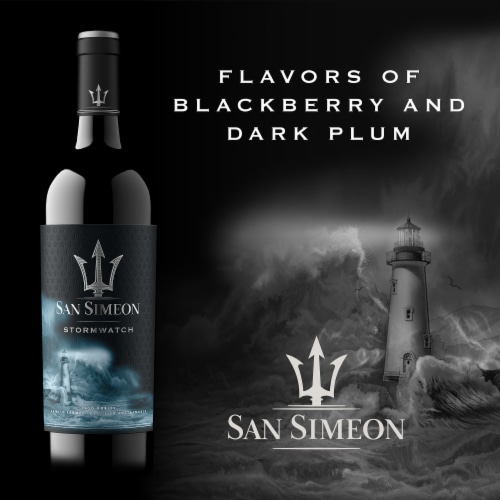 San Simeon Stormwatch Estate Reserve California Red Wine Perspective: left